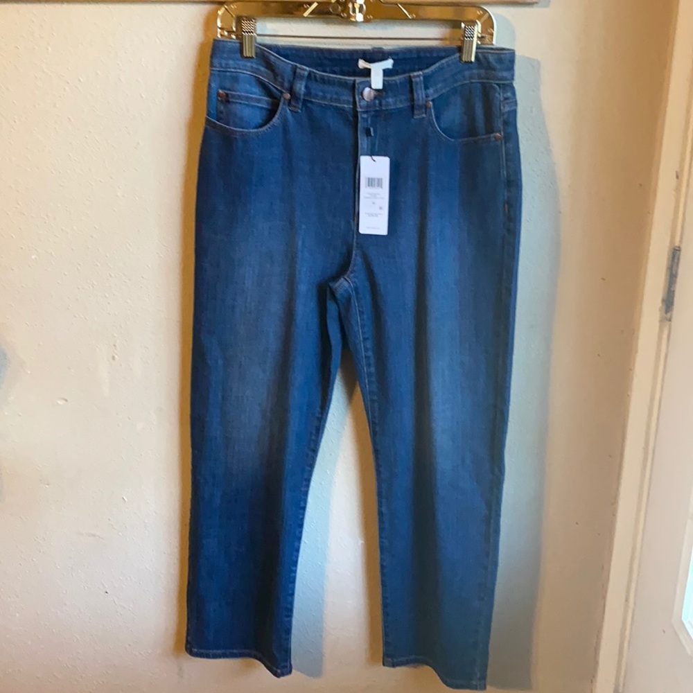 Eileen Fisher straight ankle pant size 10 NWT